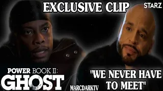 POWER BOOK II: GHOST SEASON 2 EPISODE 6 EXCLUSIVE CLIP!!! CANE & MECCA TALK LORENZO & BUSINESS!!!