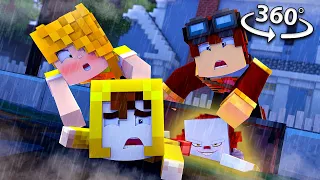 Can you ESCAPE Pennywise in 360/VR ?! - Minecraft VR Video