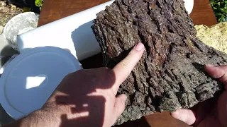 Make a fake tree stump base