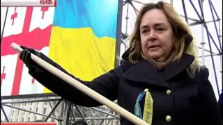 Грузини разом з українцями виступили проти російської агресії