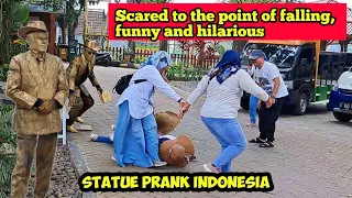 #COWBOY_PRANK INDONESIA || LIVING STATUE PRANK || THE FUN WHEN YOU TAKE A PICTURE WITH THE STATUE