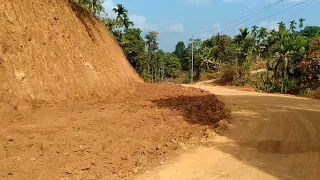 Dadeng highway construction is in progress