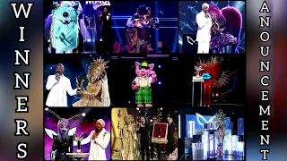 ALL WINNERS (ANNOUNCEMENT) MASKED SINGER