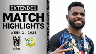 Fiji v Cook Islands | Extended Highlights | Pacific Championships, 2023 | NRL