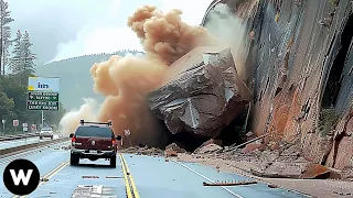 Best Of Shocking Catastrophic Rockfalls Failures Caught On Camera Leaving Experts Stunned