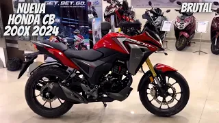 Nueva Honda CB 200X 2024😱 // ¡La Nueva Adventure de Baja cilindrada!🔥 // Muy Bonita 💯