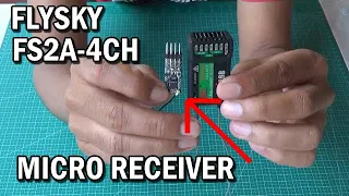 how to binding Flysky micro receiver FS2A 4CH