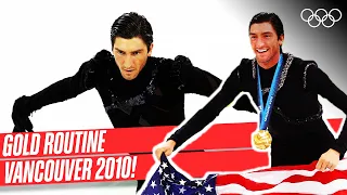 🇺🇸 Evan Lysacek's Gold Routine at Vancouver 2010! 🥇⛸