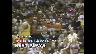 February 05, 1997 Bulls vs Lakers highlights