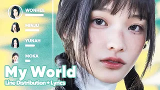 ILLIT - My World (Line Distribution + Lyrics Karaoke) PATREON REQUESTED