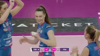 Pinerolo vs Firenze | Highlights | 15^ Giornata Campionato 23/24 Serie A1 Volley Femminile