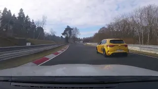 M2 F87 vs Mégane 4RS vs 997 MBZH on nurburgring nordschleife 13/03/2022 btg 8:02