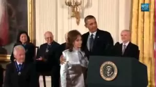 Country Music Legend Loretta Lynn Awarded Medal Of Freedom