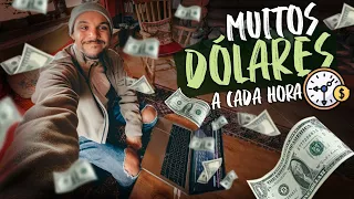 Meu trabalho pela internet ganhando em dólar