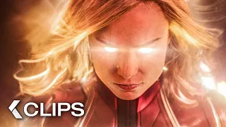 CAPTAIN MARVEL - All Clips & Trailer (2019)