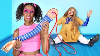 Naught Kid vs Nanny MEGAN Doll! 🤖 Situații amuzante de babysitter de La La Life
