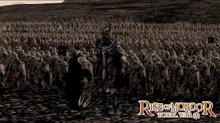 Rise Of Mordor - Sauron Lead Mordor Forces Attack Lindon Elves Army - LOTR - Cinematic Battle