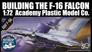 Building the F-16 Falcon Fighter / Strike Aircraft at 1:72