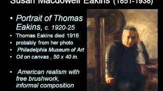 ARTH 4117 19th Century 11: Susan Macdowell Eakins