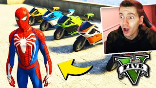 GTA V Online: CORRIDA DE MOTO com o HOMEM-ARANHA!!! (INÉDITO)