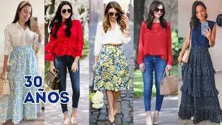 MODA para MUJER de 30 AÑOS / LOOKS para VESTIR a LOS 30+35