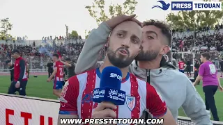 تصريحات لاعبي المغرب التطواني بعد التعادل مع الجيش الملكي  بملعب سانية الرمل