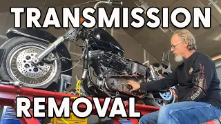 How to Remove Transmission OFF Special Construction Motorcycle