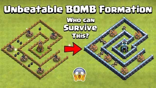 Epic Bomb TRAPS Formation | Traps Vs All Troops | Clash of Clans