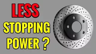 What Drilled and Slotted Brake Rotors did to My DODGE CHALLENGER!