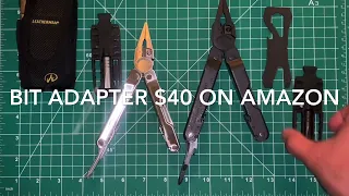 Leatherman Removable Bit Adapter Review Use with Rebar, Supertool 300 & Bond