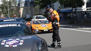 POLICE VS SUPERCAR MODBALL RALLY 2024 Highlights - Crazy Drivers, Acceleration, Flames