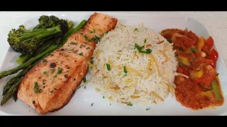 How To Make The Tastiest Salmon With Rice And Stew