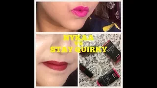 Nykaa Matte To Last Liquid Lipsticks | Swatches & Review | Comparison | Behl Beauty and Life