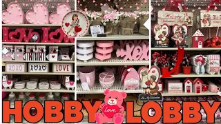 ❤️👑Hobby Lobby Valentine's Day Collection 2024 Decor!!Shop With Me for NEW Valentine's Day Decor!!💗👑