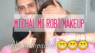 Michal mi robí makeup / Ako to dopadlo? / BF does my makeup 💕