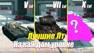 ЛУЧШИЕ ЛТ НА КАЖДОМ УРОВНЕ WOT BLITZ