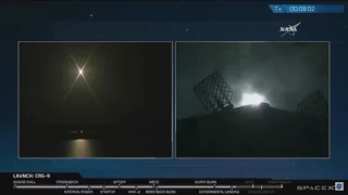 SpaceX CRS-9 Landing