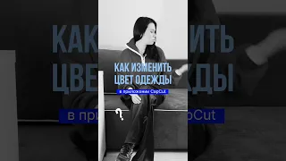 Как изменить цвет объекта в приложении CapCut или VN. С черным и белыми цветами не работает ☝🏻