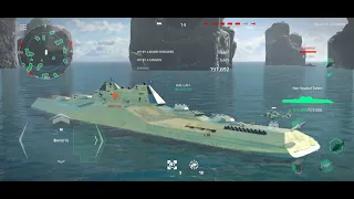 Pan Spatial Teton Destruction Speed Run: Gneiss 406mm Cannon Test Drive | Modern Warships Gameplay