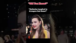 Katherine Langford in Avengers Endgame😱😱😱(Happy Birthday)🎂🎂🎂(Hollywood Actress Fact No 13)🤩🤩#shorts