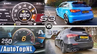 A35 AMG vs AUDI S3 | POV 0-250km/h ACCELERATION TOP SPEED & SOUND by AutoTopNL