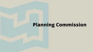 Planning Commission Meeting - Sep. 27, 2021