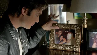 TVD 6x6 - Damon in Elena's dorm. "Somebody was thorough. No pictures of Damon anywhere" | HD
