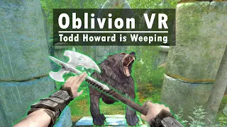 Modding Skyrim VR into Oblivion VR