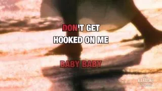 Baby Don't Get Hooked On Me in the Style of "Mac Davis" with lyrics (no lead vocal)