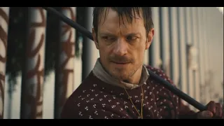 Clips from John Woo's "Silent Night" starring Joel Kinnaman