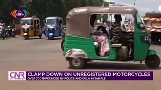 Tamale police and DVLA impound more than 300 unregistered motorcycles | Citi Newsroom