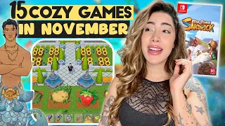 November is STACKED; NEW Cozy & Farming Games | Nintendo Switch & PC