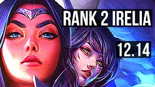 IRELIA vs AHRI (MID) | Rank 2 Irelia, Quadra, Legendary, 15/3/8, Rank 14 | TR Challenger | 12.14