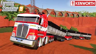 Farming Simulator 19 - Road Train Truck Cannot Go Uphill With A Heavy Load